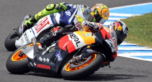 150 GP para Dani Pedrosa 1 Pedrosa y Rossi