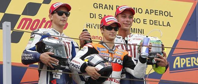 Pedrosa y Lorenzo se doctoran en el feudo de Rossi 1 Podio 1 1