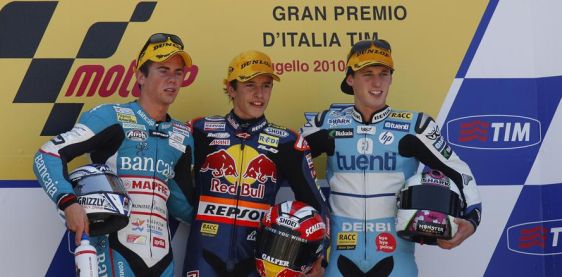Marc Márquez se estrena en Italia 1 Podio 2