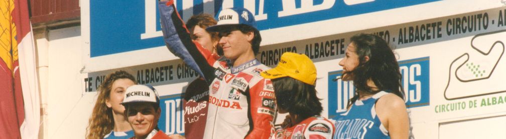 Álex Crivillé tendrá una curva en el Circuito de Albacete 1 Podio Albacete 500 1994