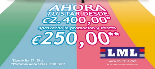 Los scooters LML, ahora a partir de 2.400 euros 1 Promocion LMLPORTADA