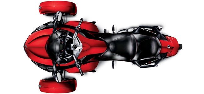 Nueva promoción exclusiva Spyder 3Y 1 Spyder RS Roadster Overhead Red