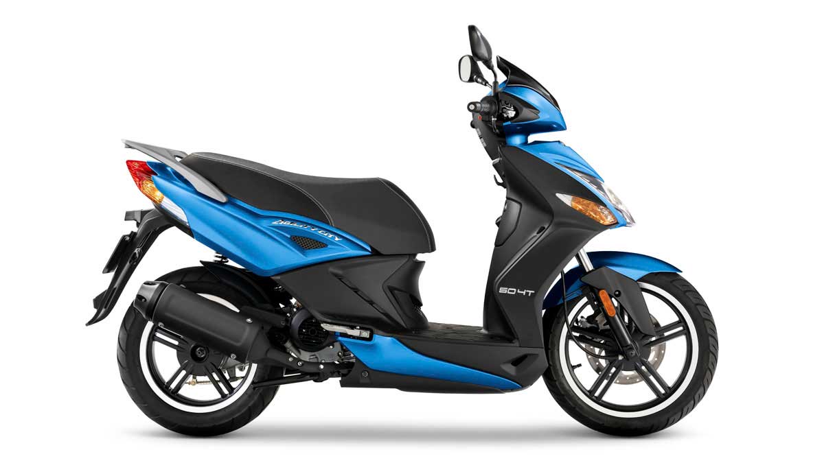 KYMCO Agility City 125 y Super Dink 125 2021: 100 euros de descuento y un año de seguro gratis 1 agility city 50 general azul