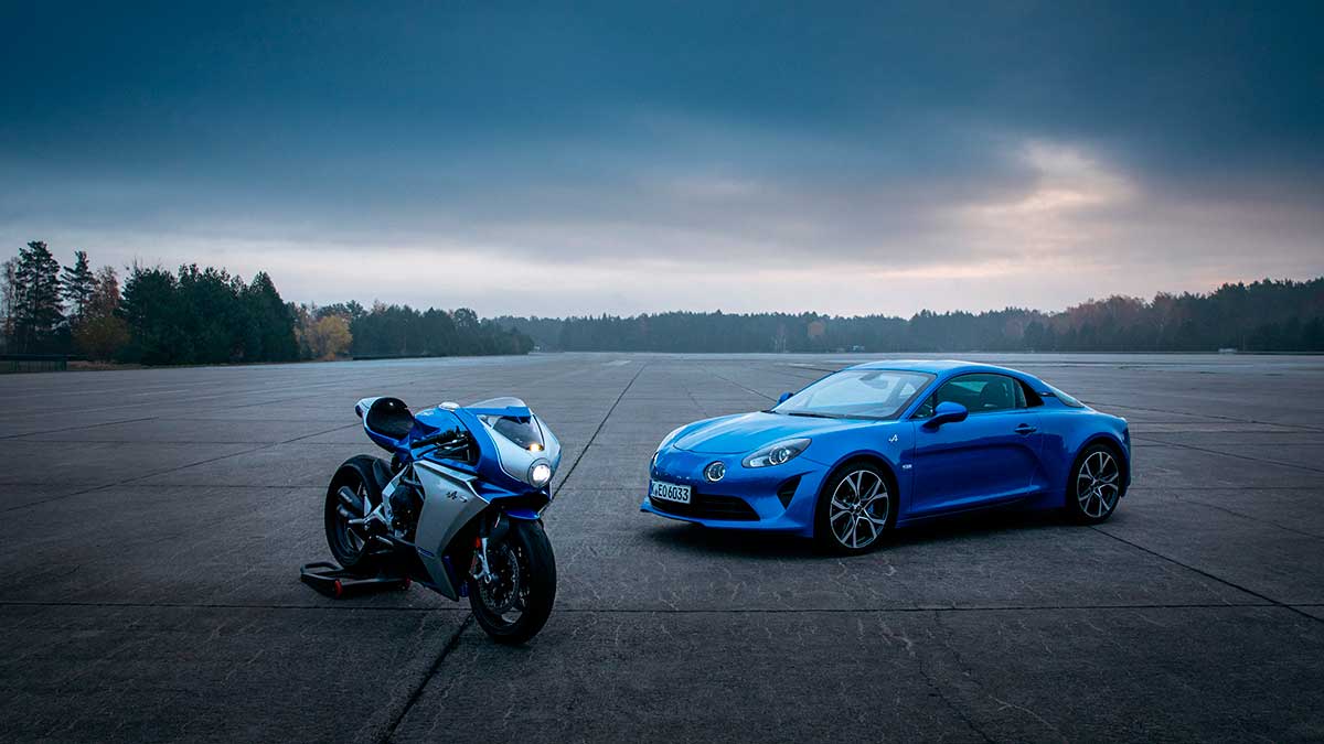 MV Agusta Superveloce Alpine: inspiración en el Alpine A110 1