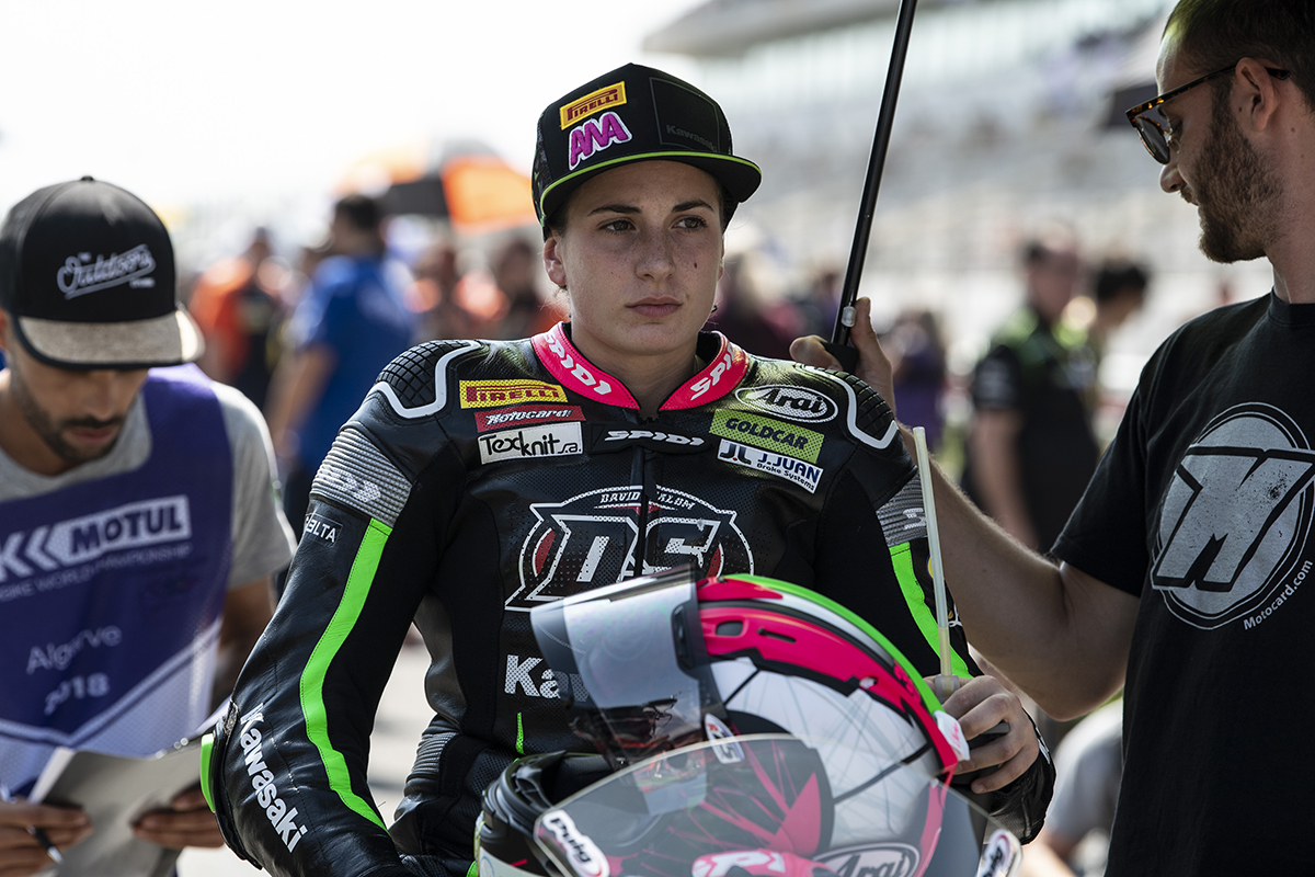 Provec y Kawasaki crean una estructura específica para Ana Carrasco 3 anacarrascogroveckawasaki