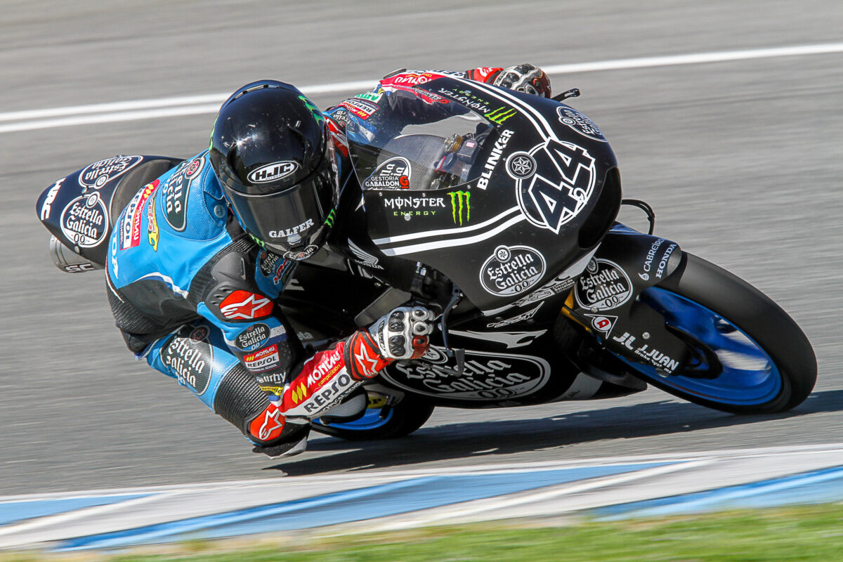 Canet y Oliveira, los más rápidos en el primer día de test en Jerez 1 aroncanettestjerez
