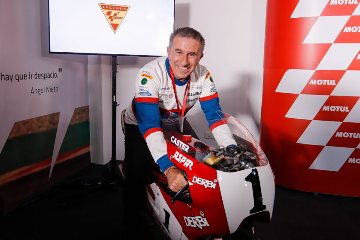 Jorge Martínez "Aspar", nombrado MotoGP Legend en el G.P. de Valencia 1 asparmotogplegend
