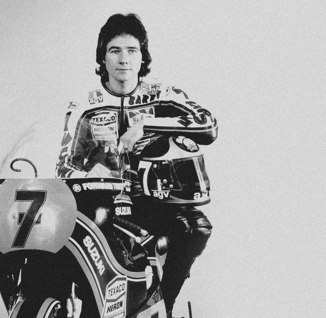 AGV homenajea a Barry Sheene con una edición limitada del X3000 1 barry sheen portrait