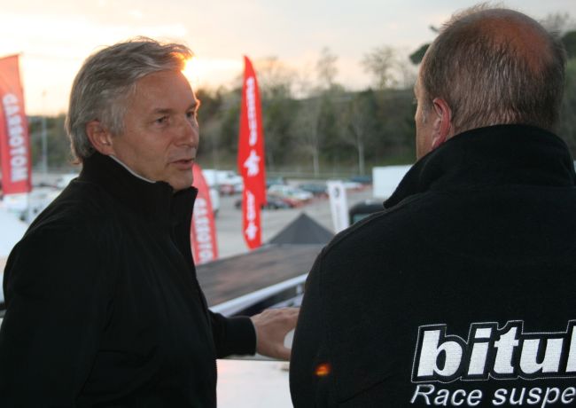 Gianni Mardollo visitó el CEV 1 bitubo