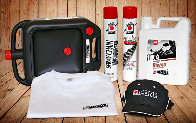 Formulamoto.es regala un pack de productos IPONE 1 bodegon