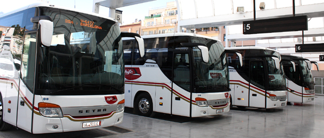En autobús al GP de Aragón 1 bus