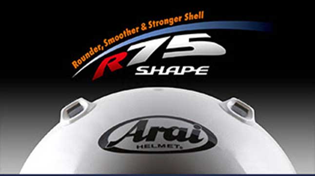 ¿Por qué la calota de los cascos Arai es tan ovalada? 1 calota arai