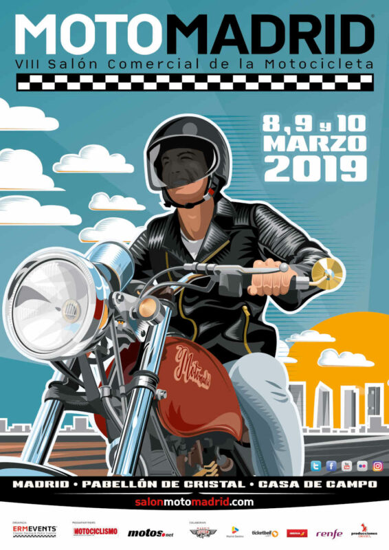 MotoMadrid celebrará su octava edición del 8 al 10 de marzo de 2019 1 cartel motomadrid