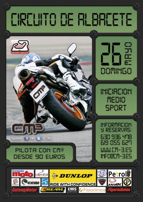 Rueda con Ismael Bonilla y CM3 en el Circuito de Albacete 1 cartela4rodadas2013albacete