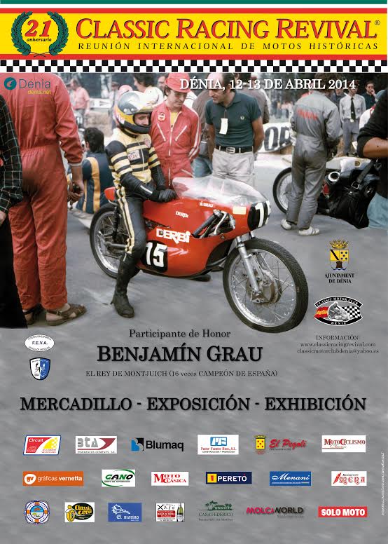 Denia 21º Classic Revival. Benjamín Grau "Participante de Honor" 1 carteldenia