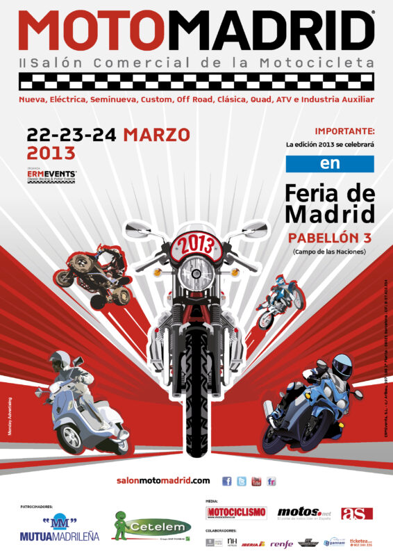 MotoMadrid volverá a escena este 2013 1 cartelmotomadrid2013