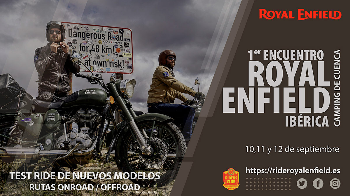 El primer encuentro Royal Enfield en España tendrá lugar en septiembre 1 cartelreiberica