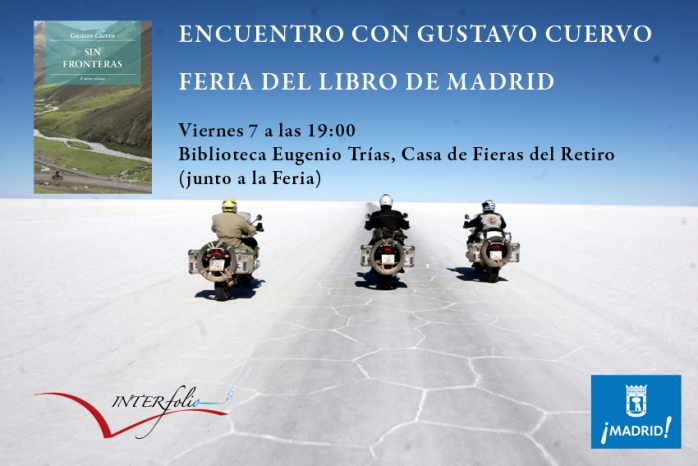 Encuentro con Gustavo Cuervo en la Feria del Libro de Madrid 1 cartelsinfronteraferiamadrid