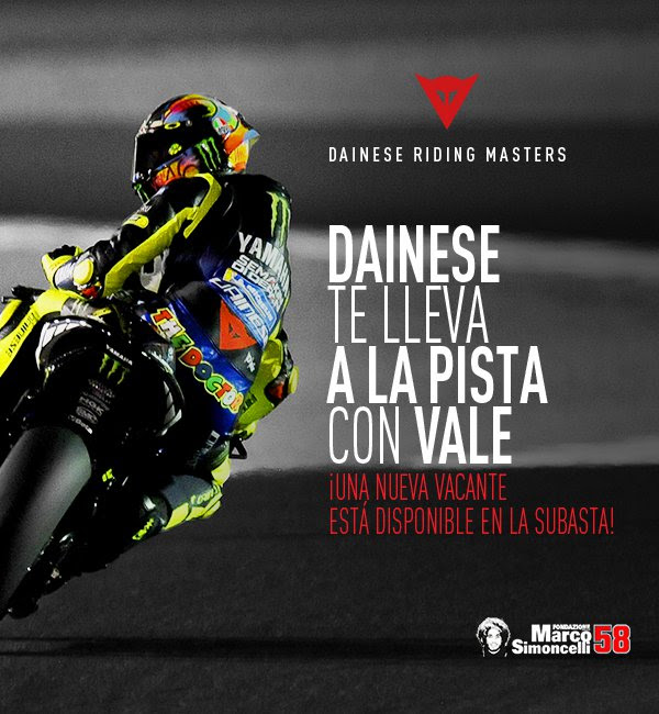 Dainese te da la oportunidad de rodar junto a Valentino Rossi en el circuito de Misano 5 compartepistaconrossidainese 1