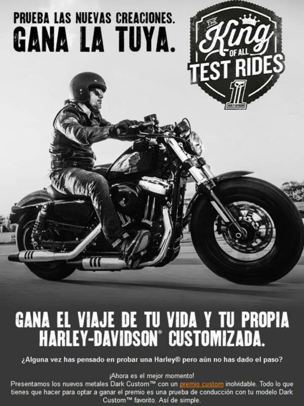 Harley-Davidson abre un concurso para que viajes a EE.UU. y diseñes tu propia custom 1 concursohd