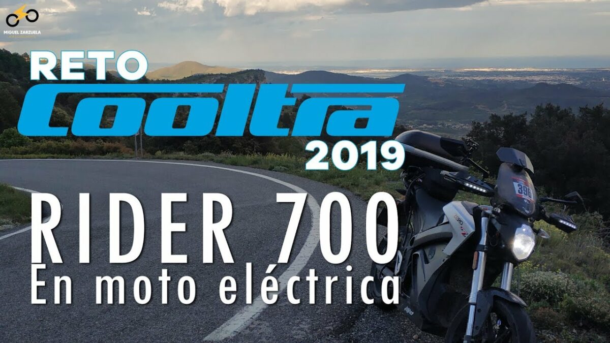 (VÍDEO): El youtuber Miguel Zarzuela completa los 700 kms de la Rider1000 con una Cooltra eléctrica 1 cooltraridr1000
