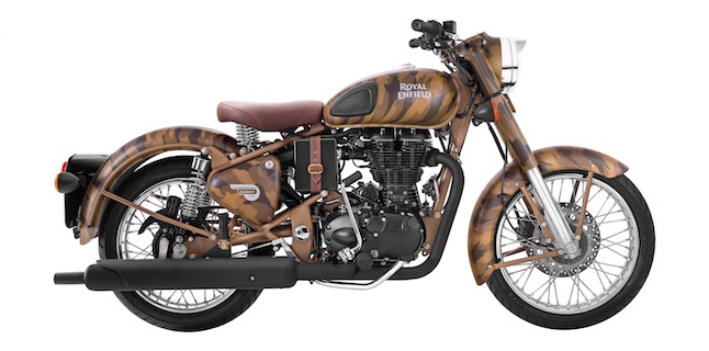 Nueva edición limitada de Royal Enfield: Despatch Edition Camouflage 1 desert storm camouflage limited edition
