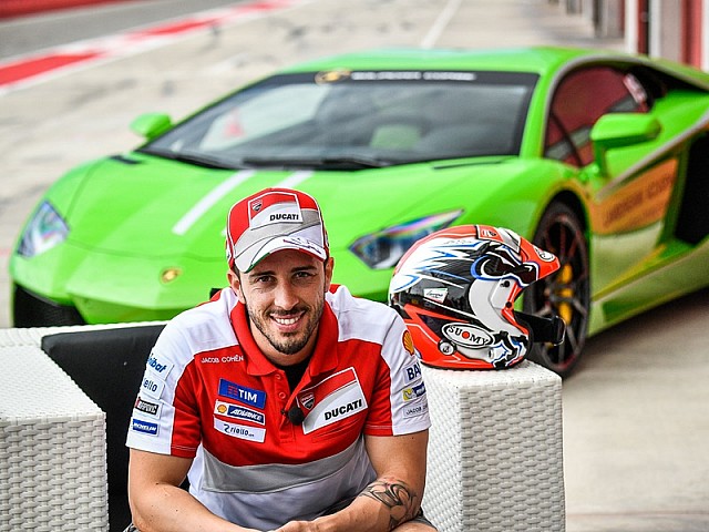 Dovizioso se pondrá al volante de un Lamborghini en Cheste 1 doviziosolamborghini 1