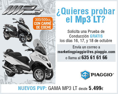 ¿Quieres probar un Piaggio MP 500 LT? Esta es tu oportunidad 1 emailing mp3v3