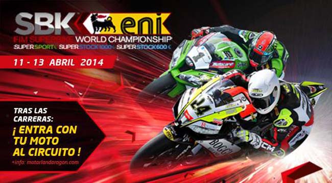 Motorland recibe el mundial de Superbike 1 entradas para superbikes en motorland aragon con descuento