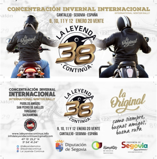 Concentración "La Leyenda Continúa" 2020: ya hay fechas oficiales 1 flayer 2020