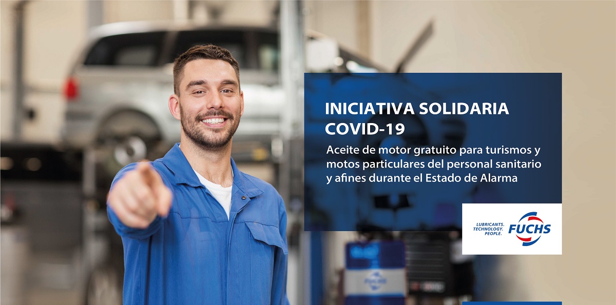 FUCHS regala aceite de motor para los que luchan contra el COVID-19 1 fuchs2