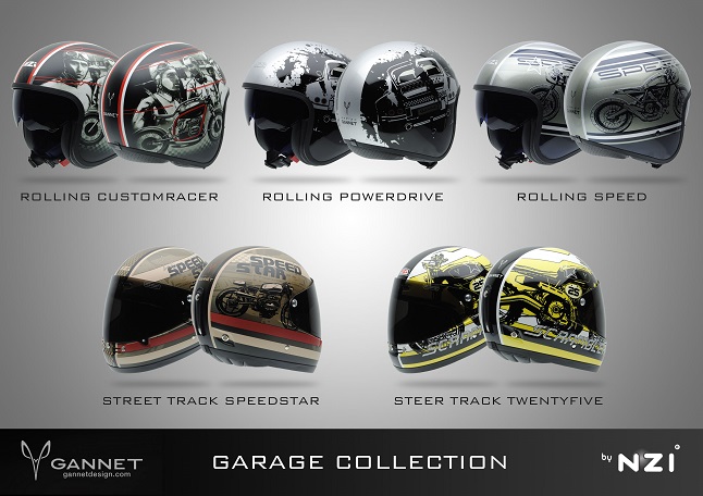 Gannet Design personaliza los cascos de Nzi 1 gannet
