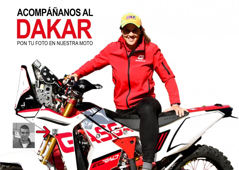 Gas Gas decorará la EC Raid del Dakar con fotos de sus fans 1 gas