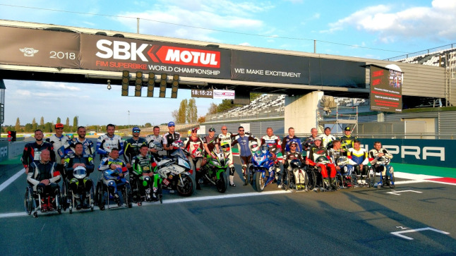 Handy-ESBK: la primera carrera de velocidad para pilotos con discapacidad física 1 handy esbk2