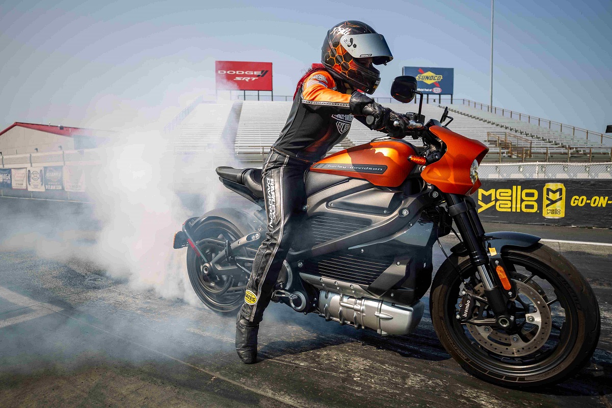 La Harley-Davidson Livewire bate récord mundial de aceleración con moto eléctrica
