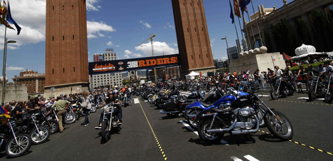 Montjuïc recibe el Barcelona Harley Days 1 harley days