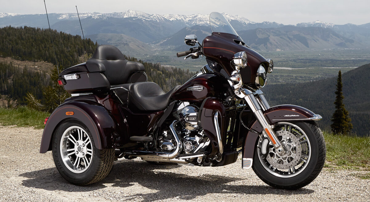 Lógica "tres ruedas" 1 hd tri glide ultra