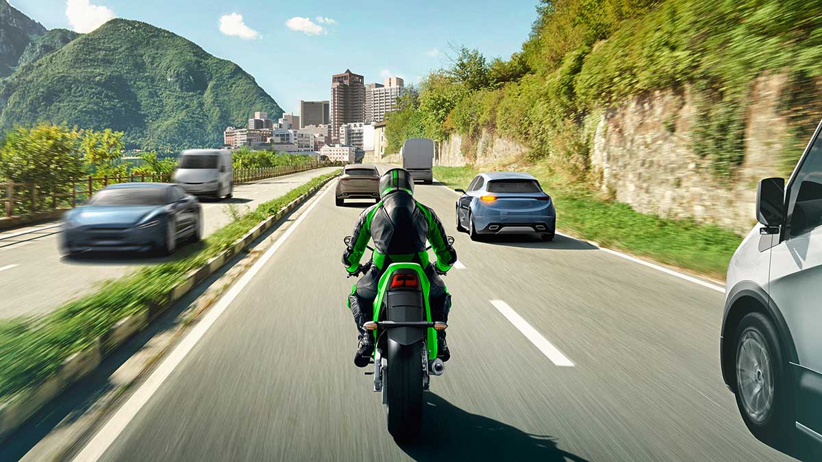 Kawasaki, primer fabricante nipón en incorporar el ARAS de Bosch 8 hiboscharasmotiv04kawasakigreen001 1