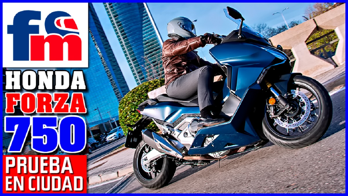 (VíDEO) Honda Forza 750 en la ciudad