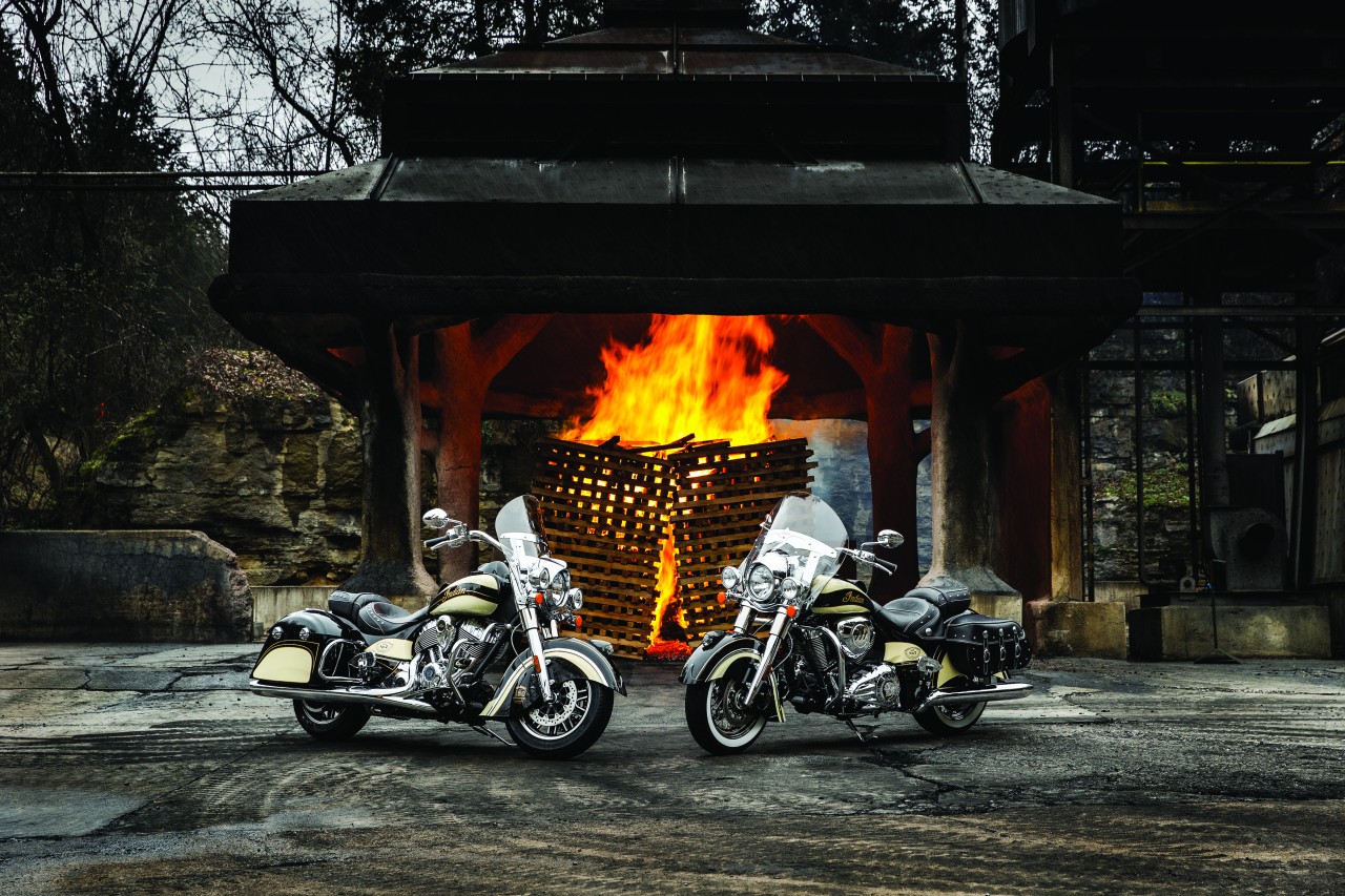 Indian Springfield y Chief Vintage con Jack Daniel´s
