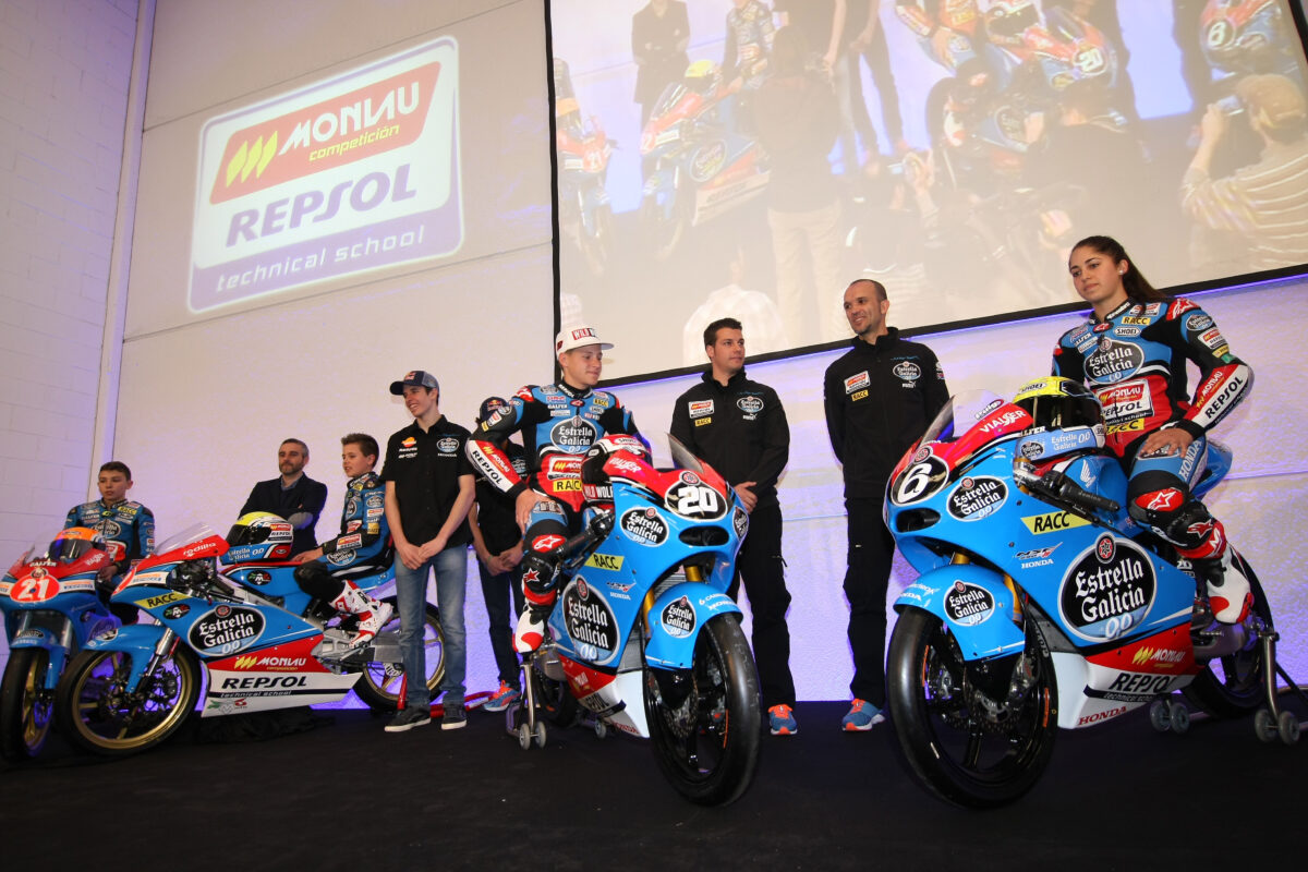 Monlau Repsol Techical School en todas las categorías del motociclismo de velocidad 1 jjco7170