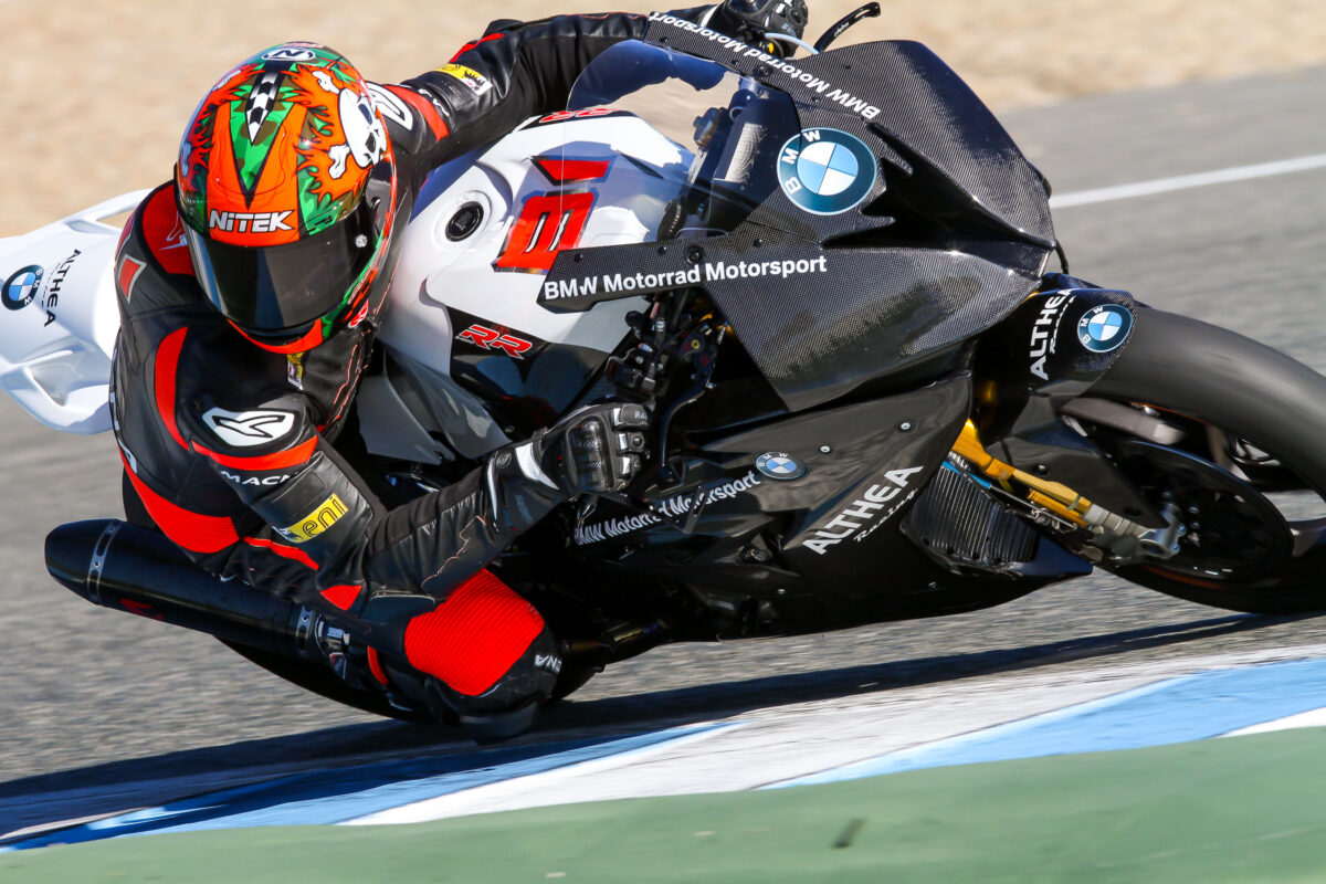 Jordi Torres estrena su BMW en los primeros test en Jerez 1 jorditorresbmwwsbk