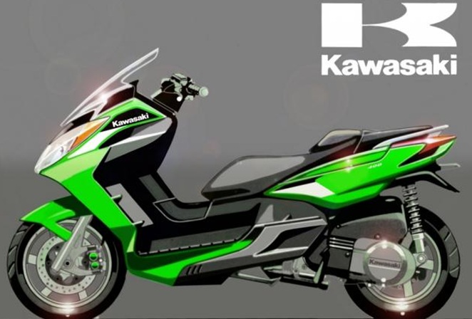 SORPRESA: Scooter Kawasaki 300 en el EICMA de Milan 1 kawa1