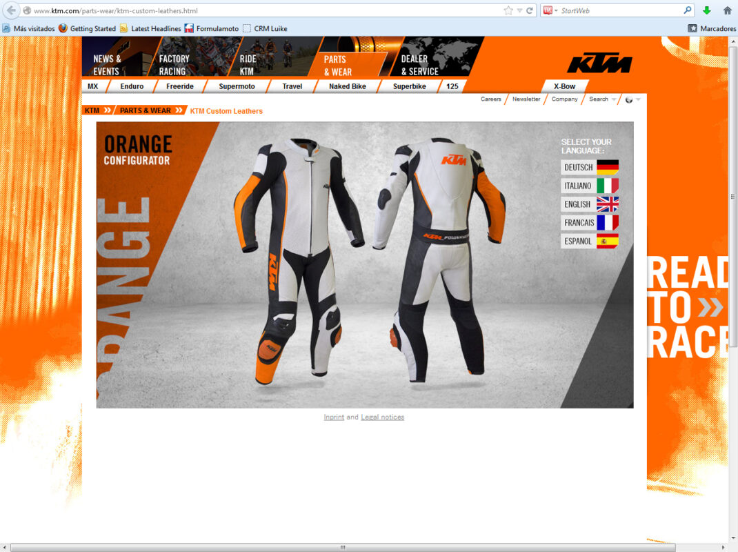 KTM comercializa el primer mono personalizable 1 ktm 5