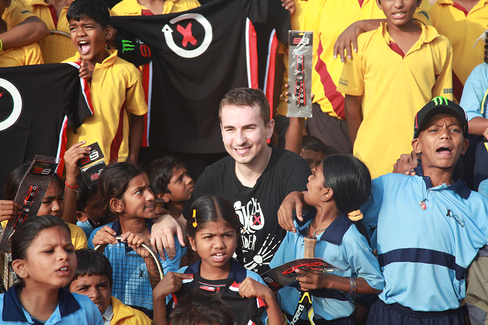 La cara más solidaria de Jorge Lorenzo 1 lorenzo1