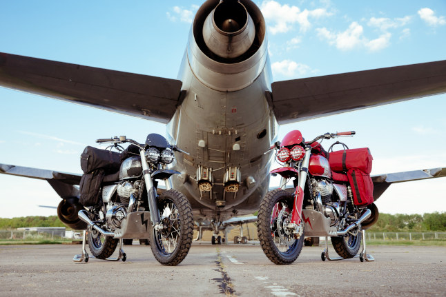 Las customizaciones de Royal Enfield brillan en el Wheels & Waves 2019 1 malle rally royal8