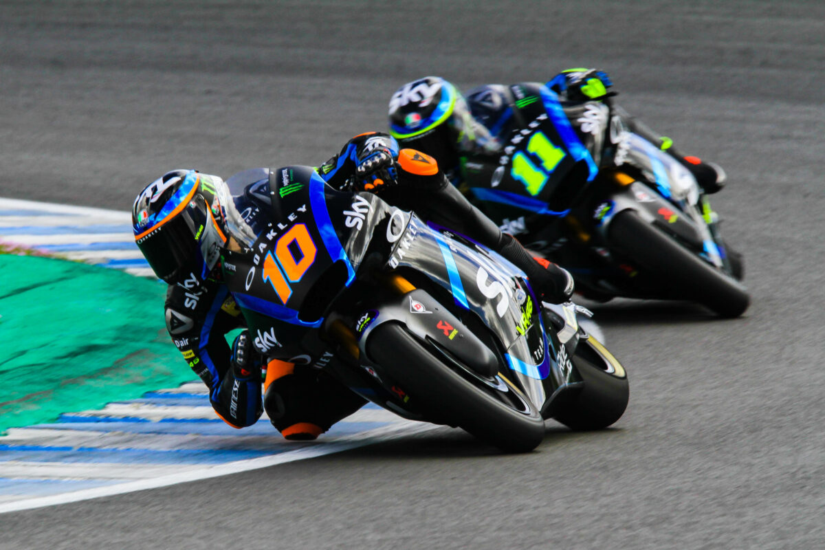 Gabriel Rodrigo (Moto3) y Luca Marini (Moto2) marcan los mejores tiempos en los test de Jerez 1 marinialt