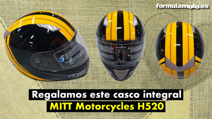 Bases del concurso ´La web y RR.SS Facebook-Twitter-Instagram, de Fórmula Moto regala 3 Cascos de Moto MITT H520´