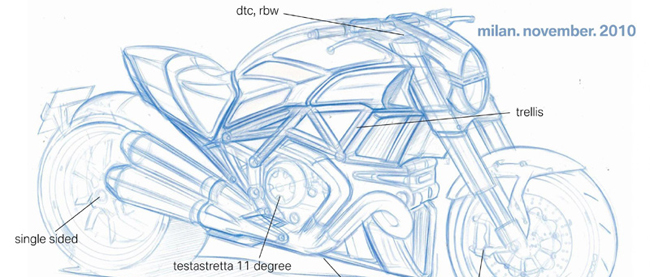 Más detalles de cómo será la "Hyper-Monster" de Ducati 1 monster