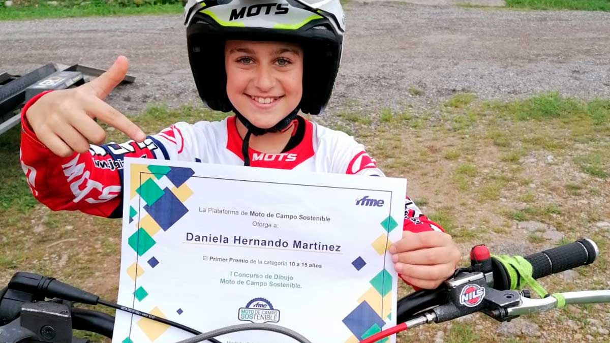 Los ganadores del I Concurso de Dibujo Moto de Campo Sostenible ya tienen sus diplomas 5 motodecampo